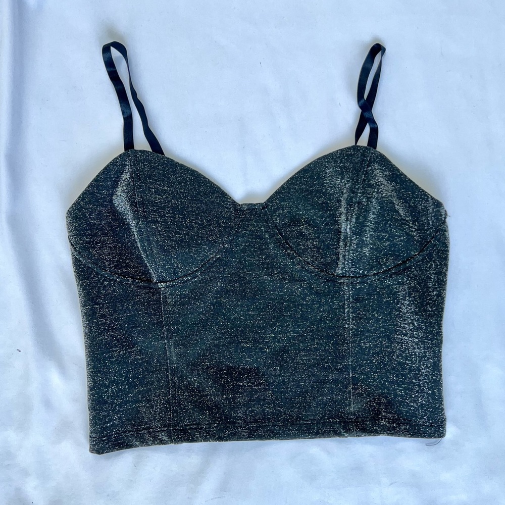 Sparkly Bustier Top